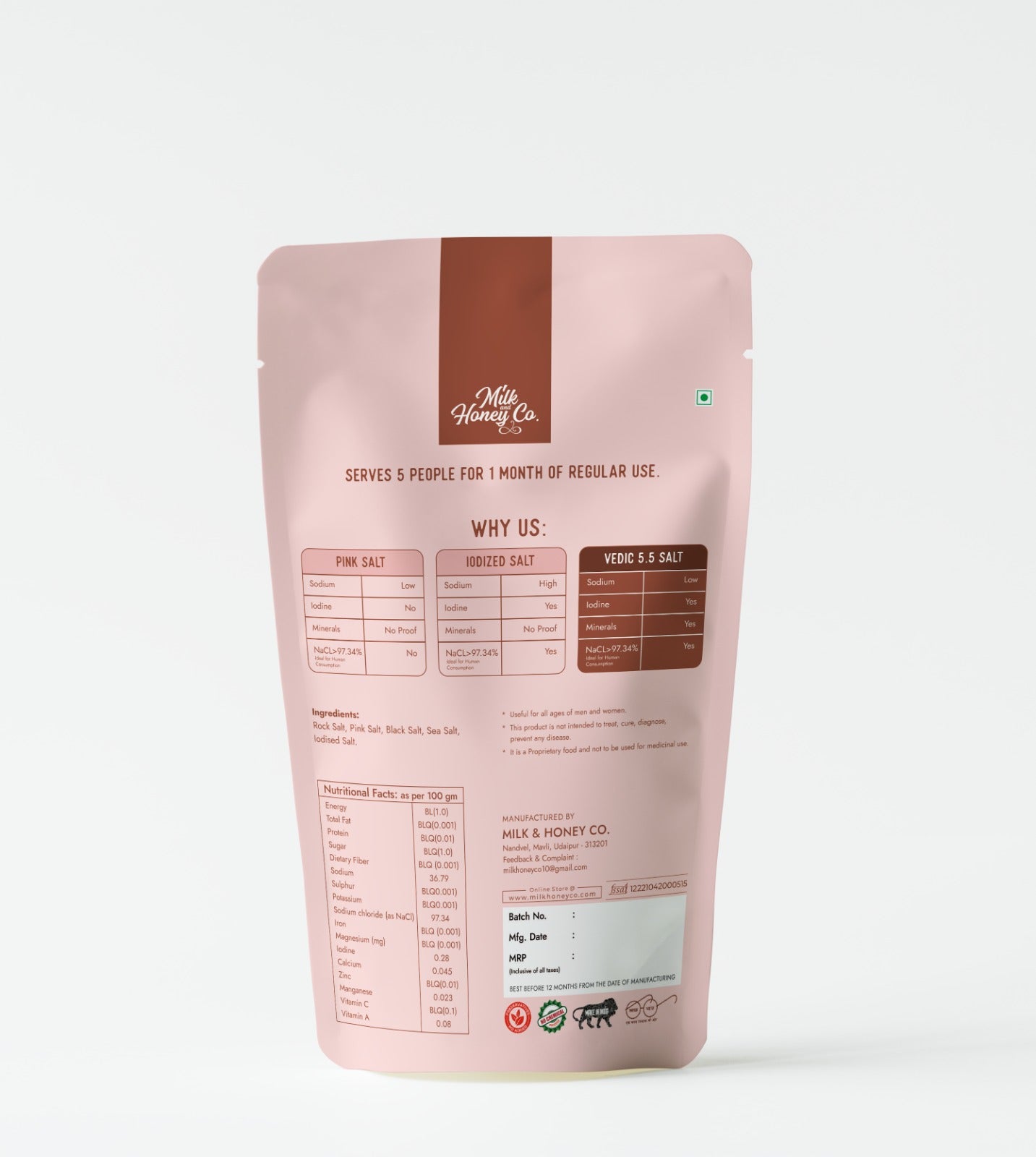 Vedic 5.5 Salt | 250g